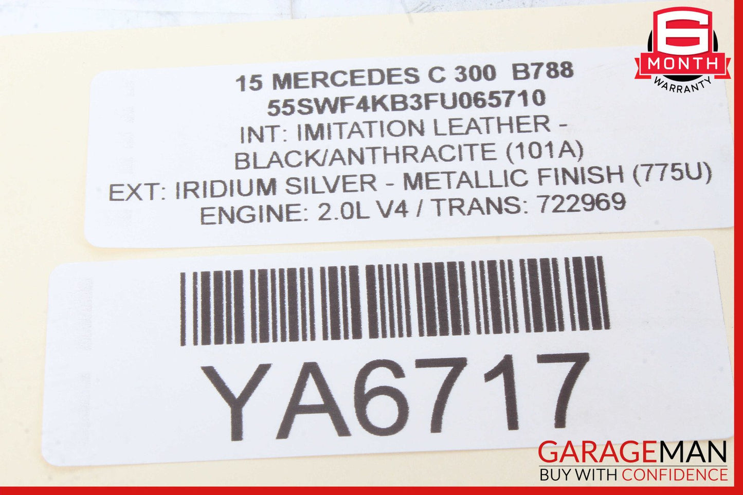 15-20 Mercedes W205 C300 C400 C350e A/C AC Heater Climate Control Switch Assy
