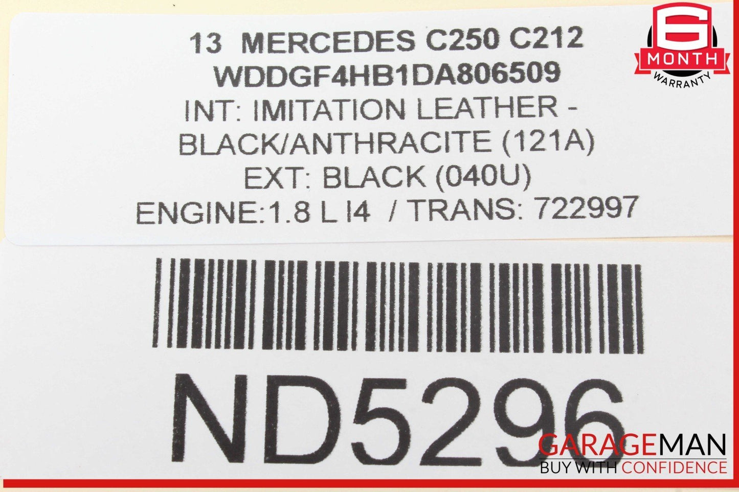 12-14 Mercedes W204 C250 Gear Shift Selector Indicator Knob Boot Assembly OEM