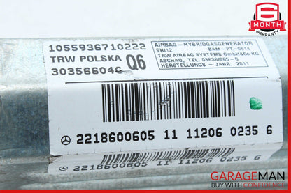 07-14 Mercedes W221 S400 CL600 CL550 Rear Right Side Quarter Airbag Air Bag OEM