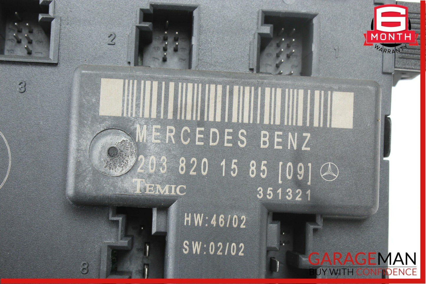 01-07 Mercedes W203 C230 Front Left Driver Side Door Control Module Unit OEM