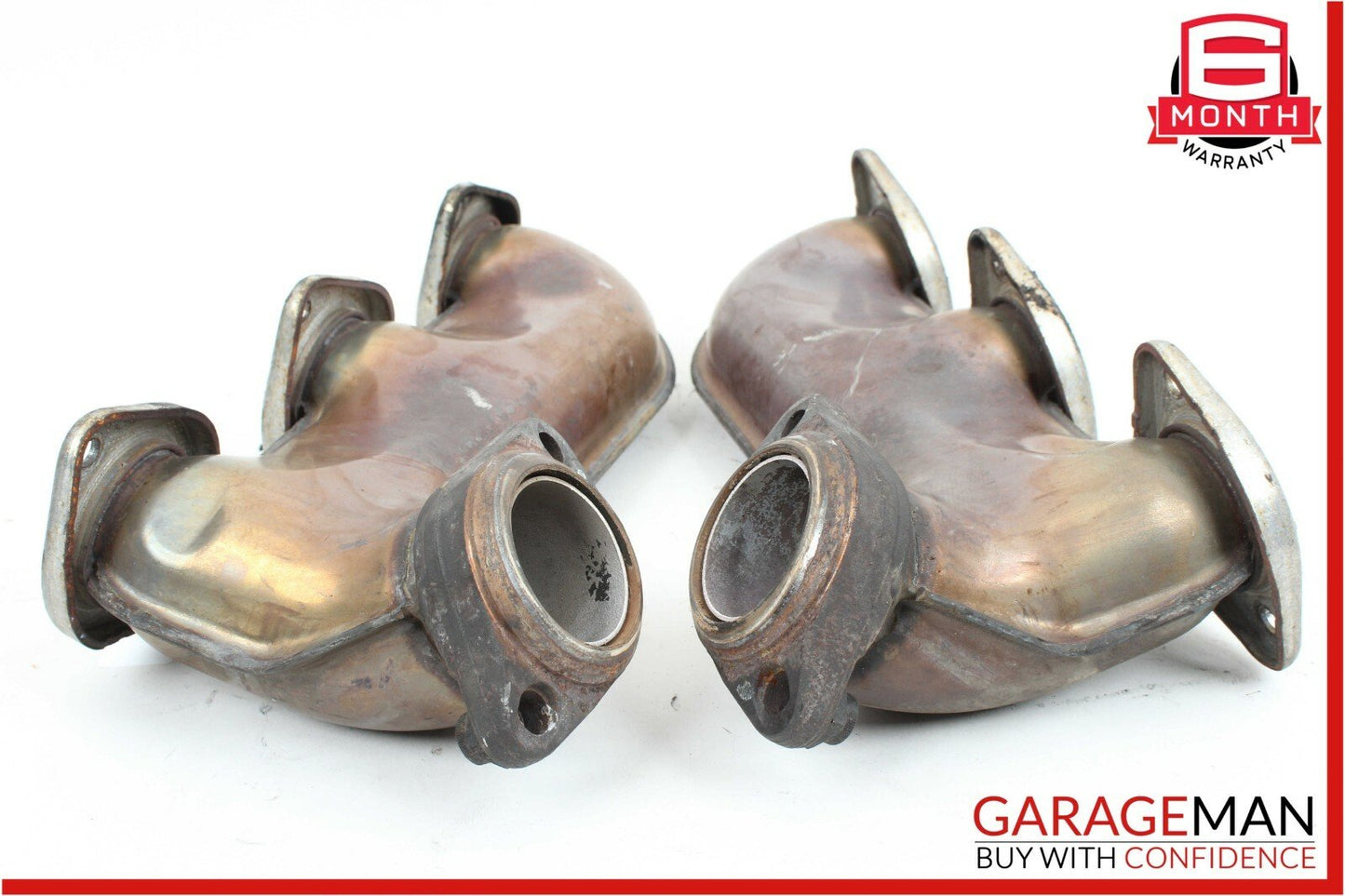 01-04 Mercedes W203 C240 C320 Left & Right Side Exhaust Manifold Header Set OEM