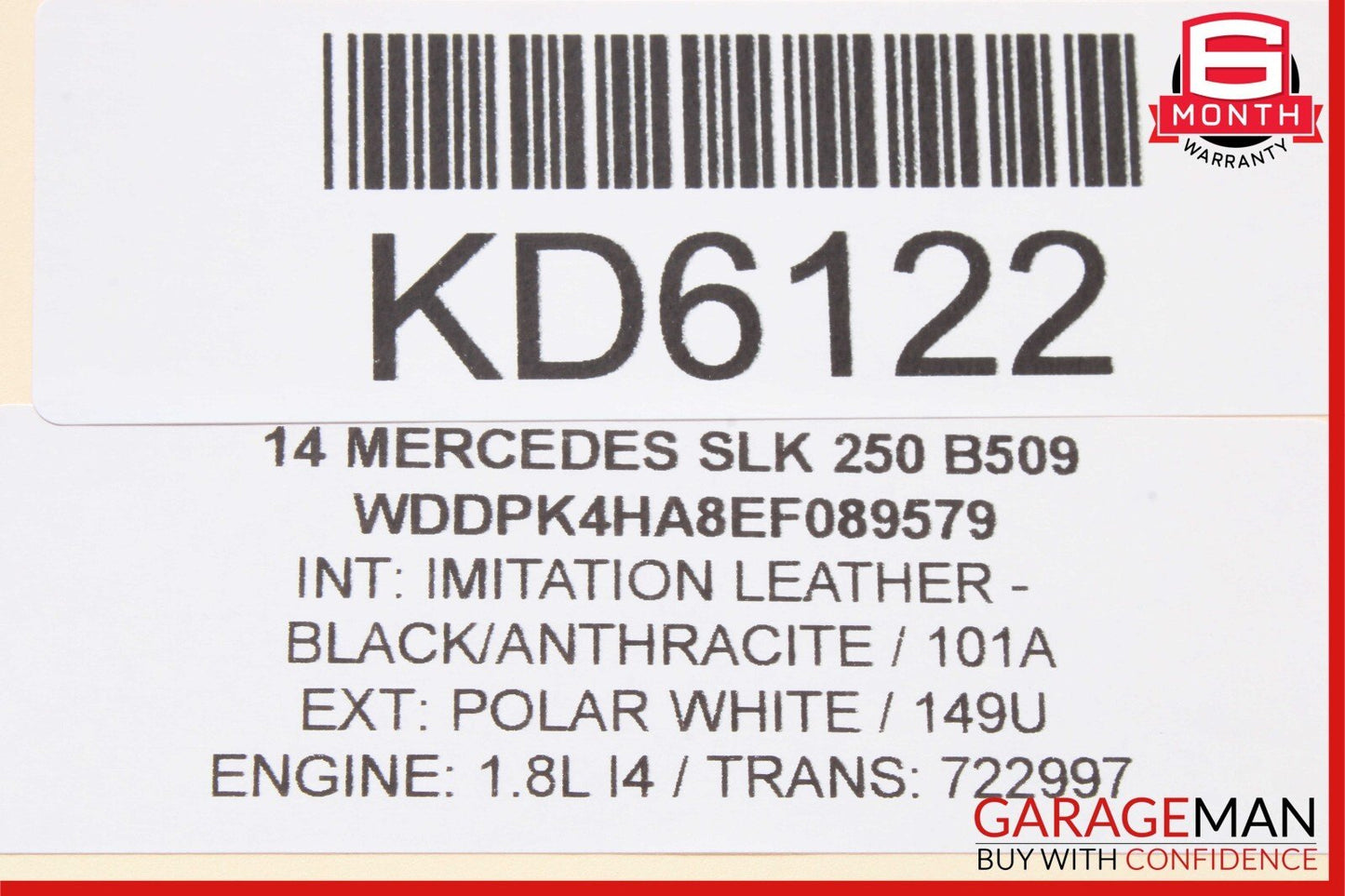 08-18 Mercedes R172 SLK250 CLS550 Front Right Side Door Control Module OEM
