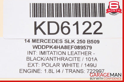 08-18 Mercedes R172 SLK250 CLS550 Front Right Side Door Control Module OEM