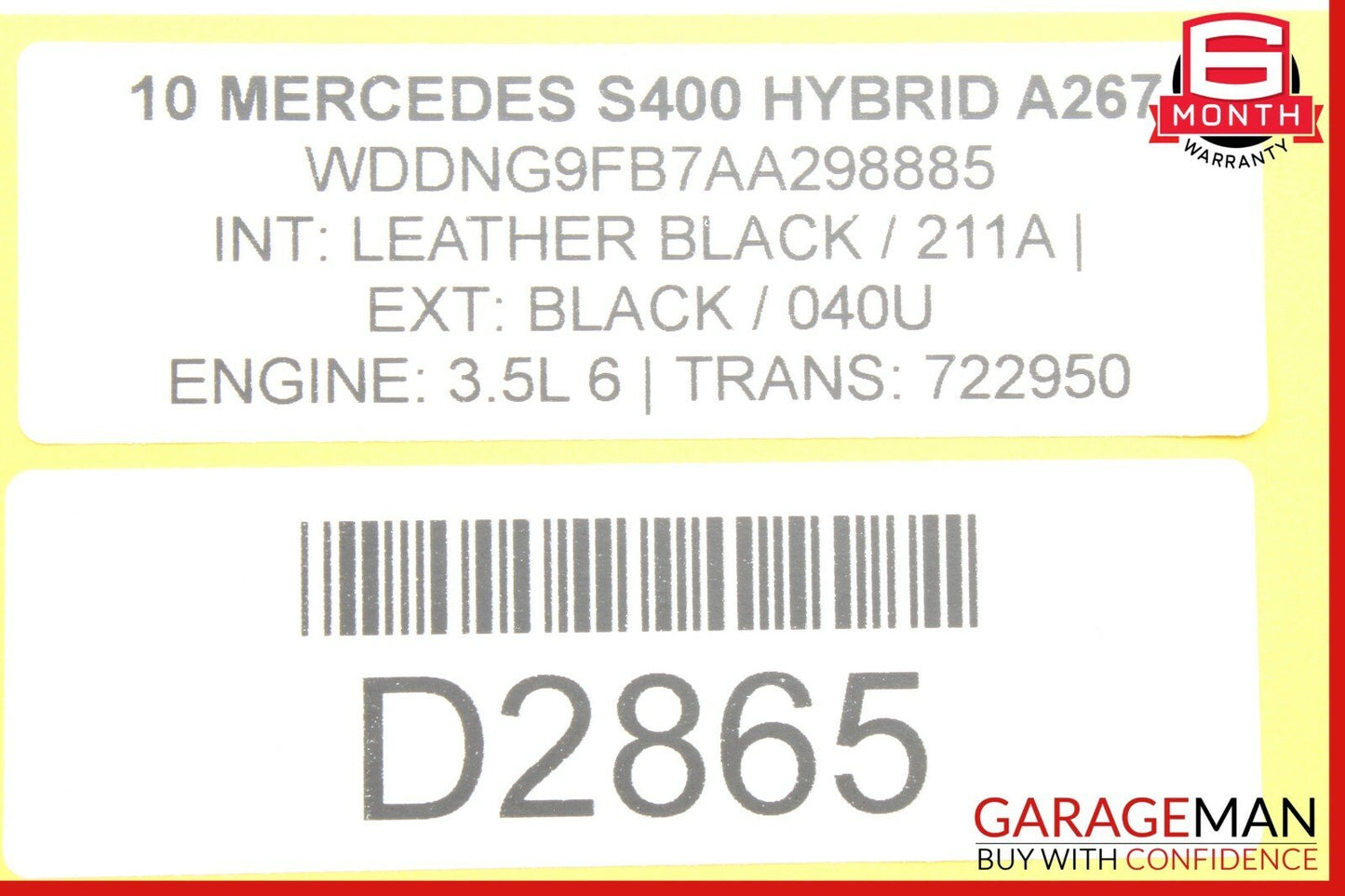 07-13 Mercedes W221 S400 S550 Rear Window Glass & Shade Regulator Switch Q4 OEM