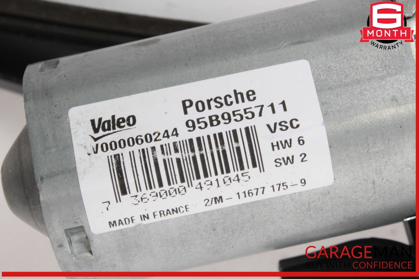 15-24 Porsche Macan 95B Rear Glass Windshield Wiper Motor 95B955711 OEM