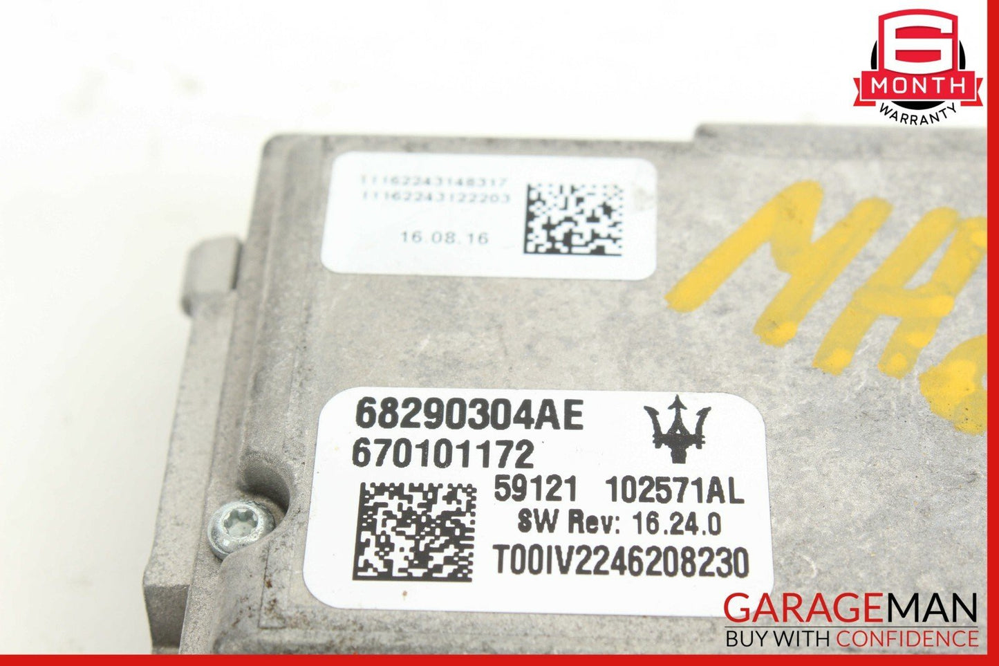 14-17 Maserati Ghibli Lane Assist Camera Adaptive Cruise Module Unit 670101172