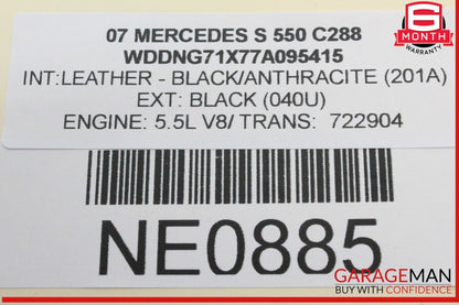 07-14 Mercedes W221 S550 CL550 Tire Pressure Monitor Module 2215408045 OEM
