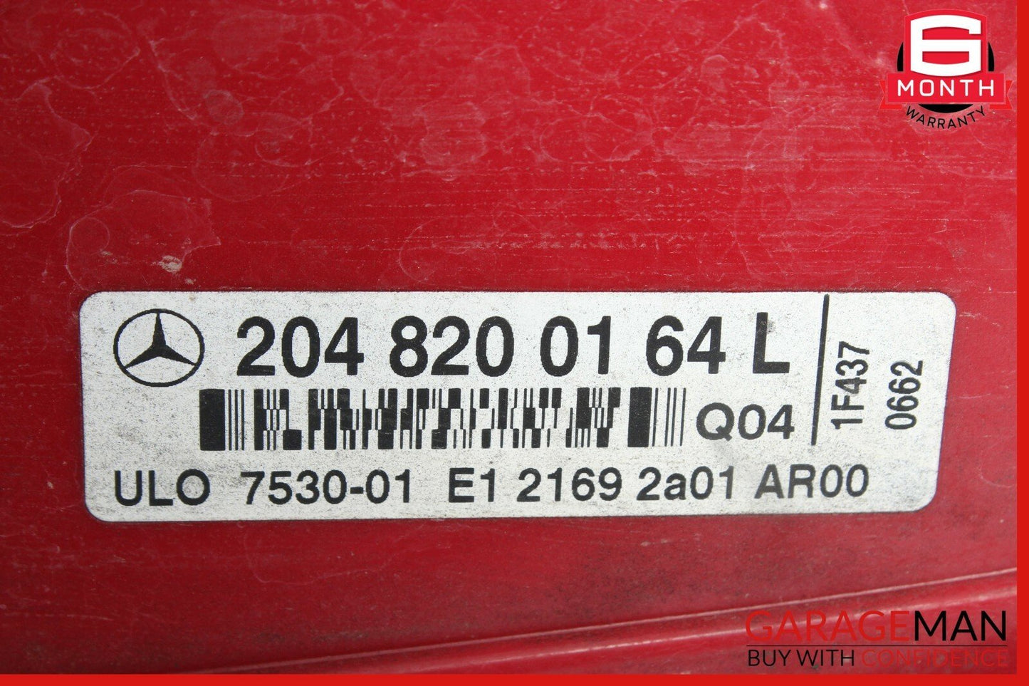 08-11 Mercedes W204 C300 C350 Rear Left Driver Side Taillight Tail Light Lamp