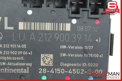 08-14 Mercedes W204 C300 C350 Front Left Side Door Control Module 2129003914 OEM