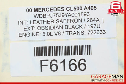 00-06 Mercedes W215 CL500 CL600 Rocker Panel Side Skirt Molding Left Driver OEM