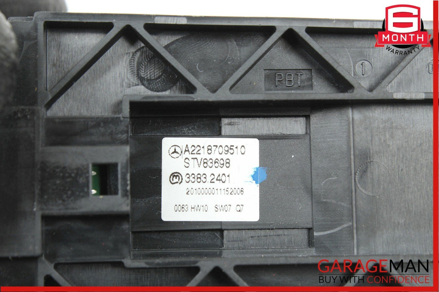 10-13 Mercedes W221 S550 Rear Side Window Switch Control Module Q7 OEM