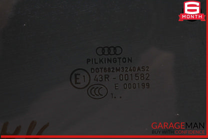 10-16 Audi S4 Rear Right Passenger Side Door Window Glass OEM