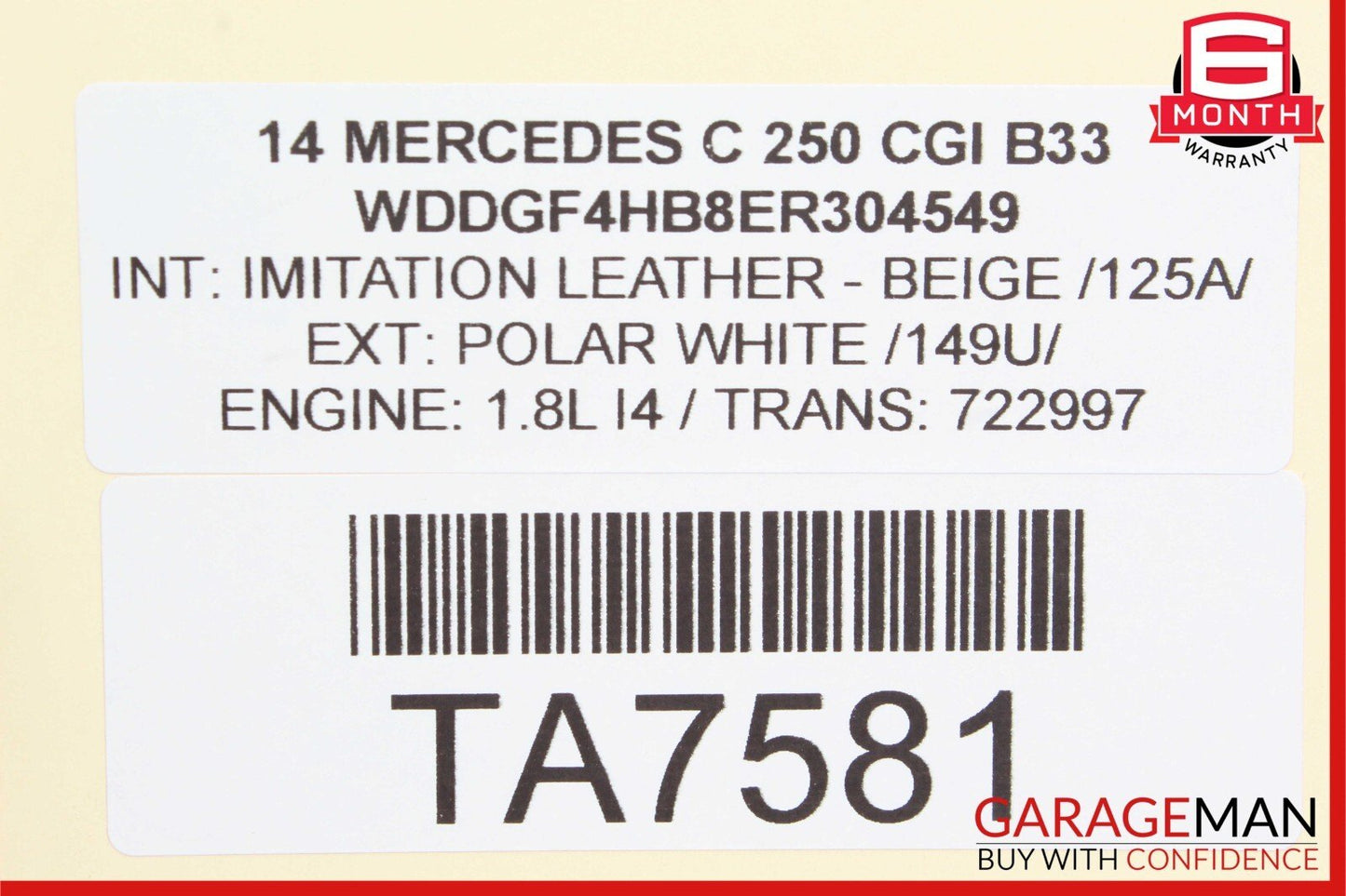 12-14 Mercedes W204 C250 C300 AC A/C Heater Climate Control 2049006808 OEM