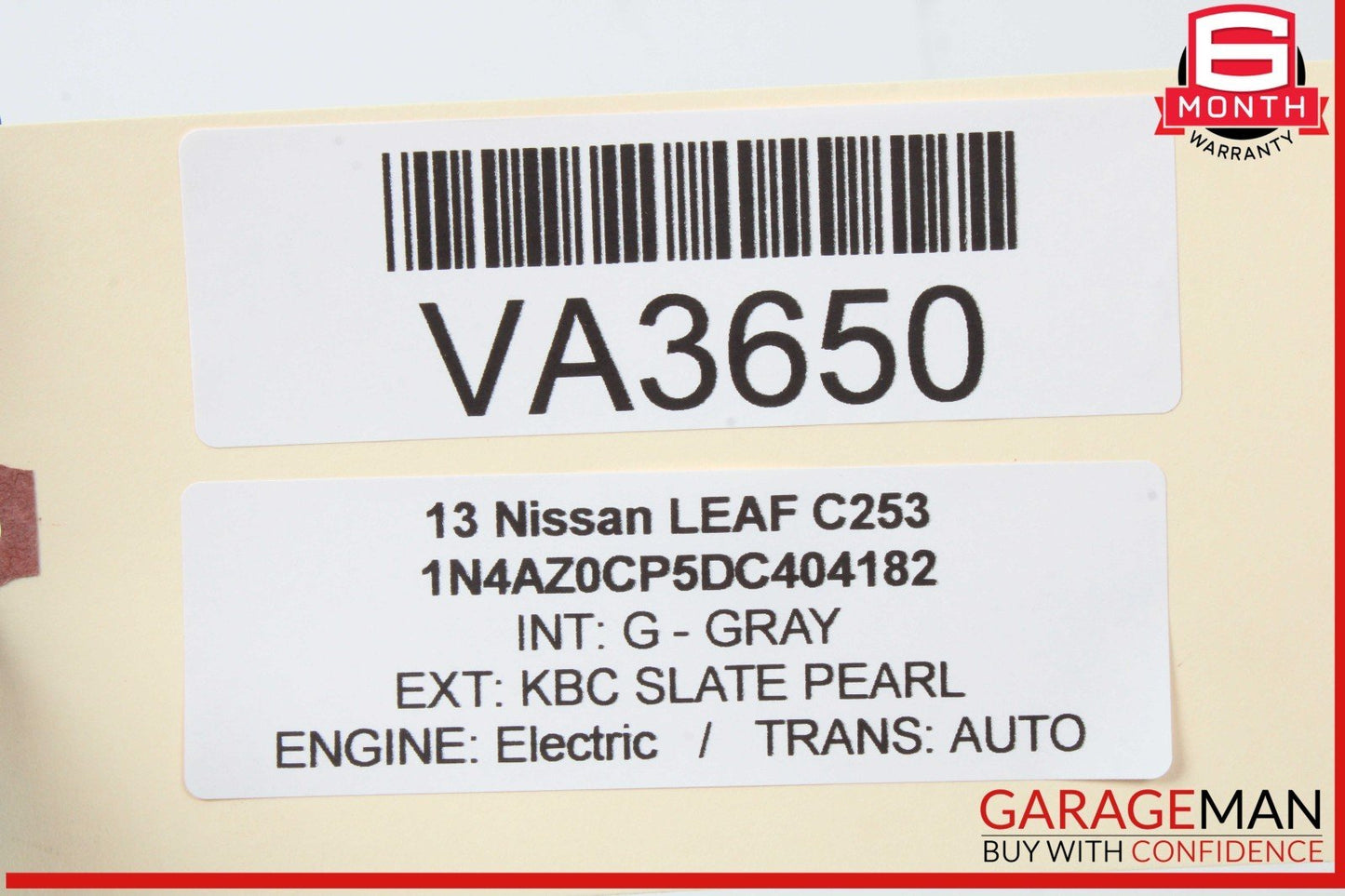 13-17 Nissan Leaf ABS Anti Lock Brake Pump Module 476603NF0A OEM