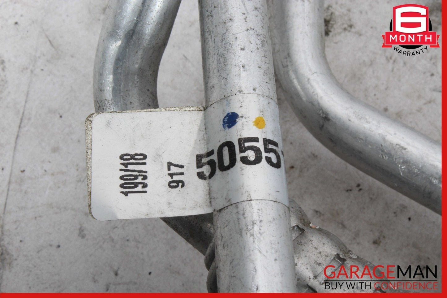 17-21 Alfa Romeo Giulia 2.0L A/C AC Air Conditioning Compressor Hose Lines OEM