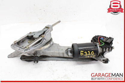 96-02 Mercedes W210 E320 E430 Front Windshield Wiper Linkage w/ Motor Bosch OEM