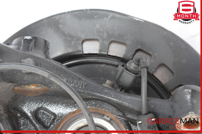03-10 Porsche Cayenne 955 957 Rear Left Spindle Knuckle Wheel Hub w/ Rotor Disc