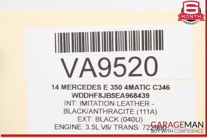 14-16 Mercedes W212 E350 4MATIC Front Left Side Bumper Mesh Grille Grill OEM