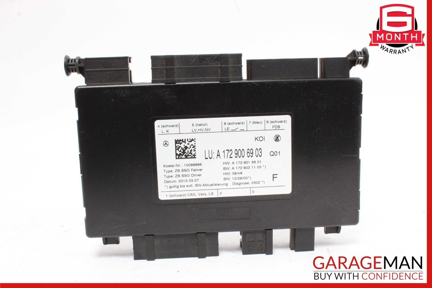 08-18 Mercedes W221 S550 CLS550 Front Left Driver Side Seat Control Module OEM