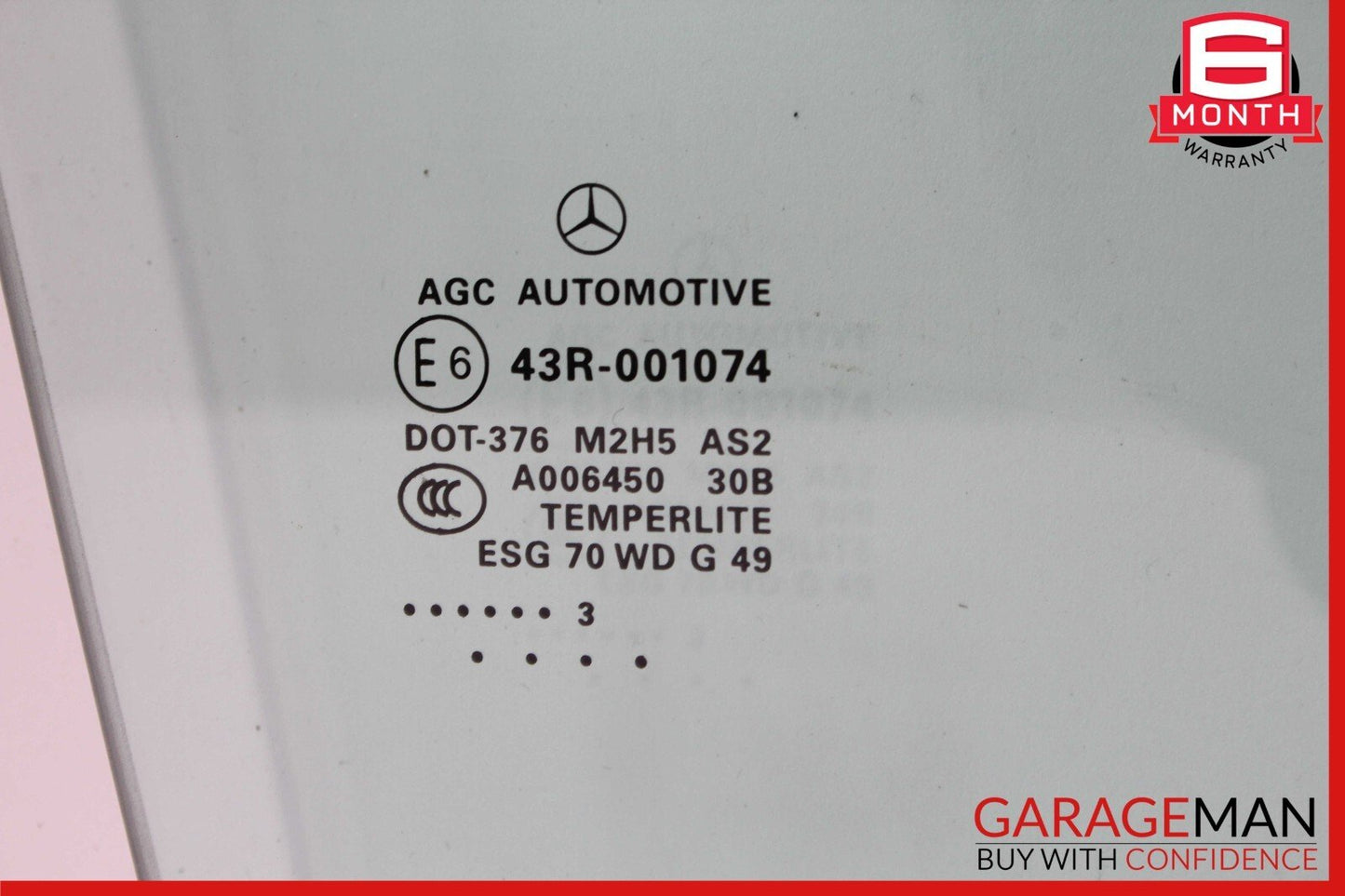 12-19 Mercedes X166 GL450 GLE43 AMG GLS550 Front Right Door Window Glass OEM