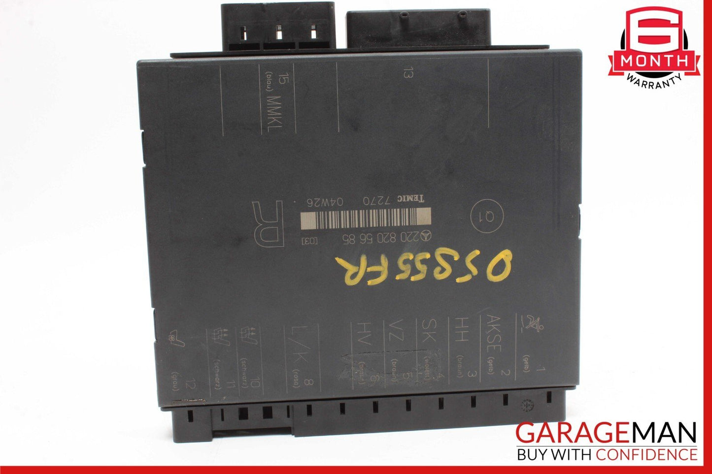 03-06 Mercedes W220 S55 AMG Front Right Passenger Side Seat Control Module Unit