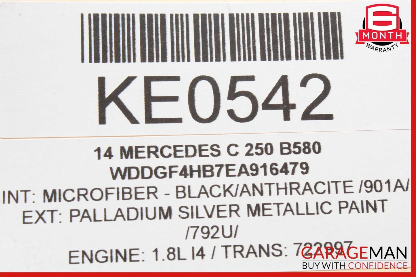 08-18 Mercedes W204 C250 E550 E350 CLS500 Rear Left Door Control Module Unit