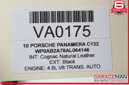 10-16 Porsche Panamera 970 Rear Left or Right Side Seat Belt Brown OEM