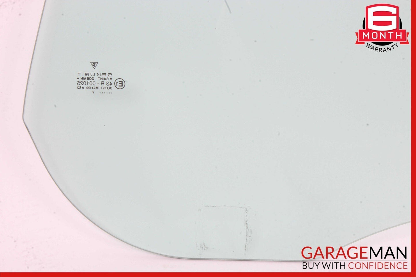 97-04 Porsche Boxster 986 Front Left Driver Side Door Window Auto Glass Clear
