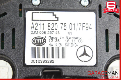 03-11 Mercedes CLS500 E500 E350 Rear Overhead Interior Top Upper Dome Light Lamp