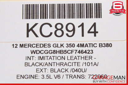 08-18 Mercedes X204 GLK350 C300 C350 Rear Right Side Door Control Module OEM