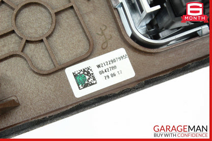 10-13 Mercedes W212 E350 E400 E550 Center Console Switch Trim Cover Bezel Wood