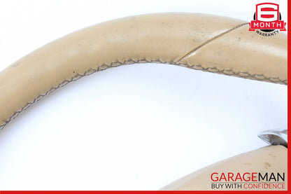 11-14 Porsche Cayenne 958 Steering Wheel w/ Paddle Shifters Beige OEM