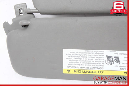 11-18 Porsche Cayenne 958 S Front Right Side Sun Visor Shade Cover Gray OEM