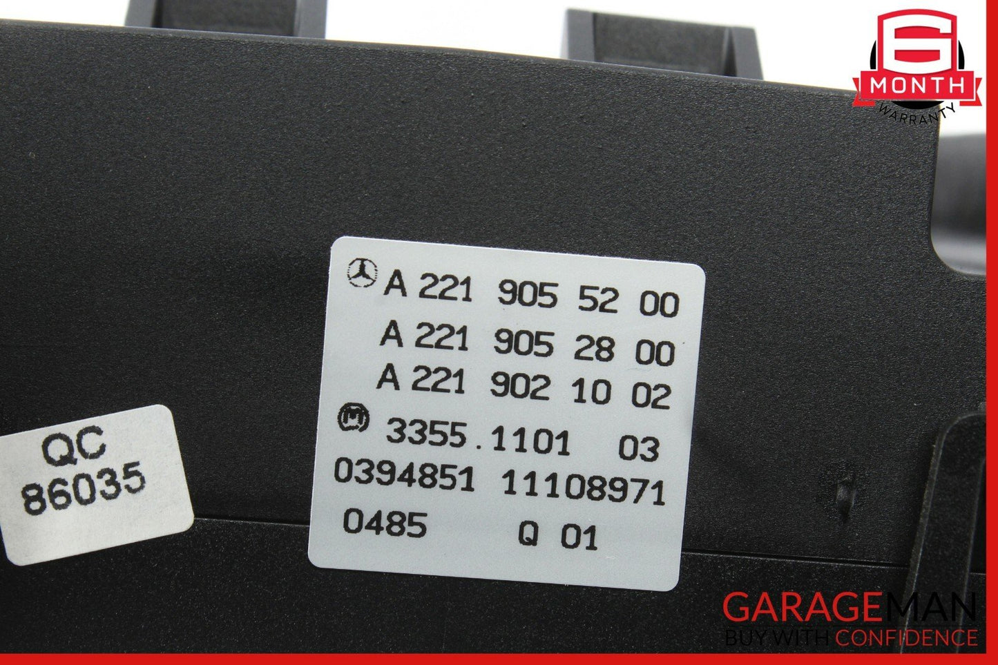 07-13 Mercedes W221 CL550 S550 AC A/C Climate Control Switch Dual Zone OEM 59k