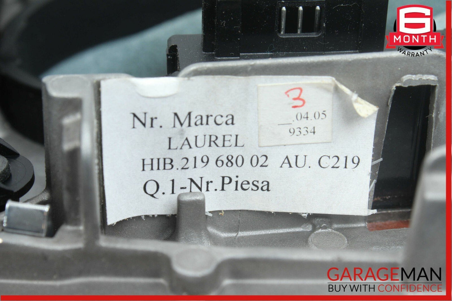 06-11 Mercedes W219 CLS500 CLS550 Gear Shift Shifter Boot Trim Bezel OEM