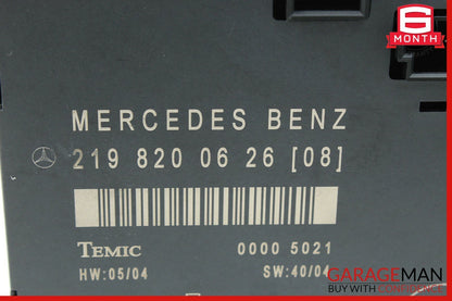 06-11 Mercedes W219 CLS550 CLS55 AMG Front Left Side Door Control Module Unit