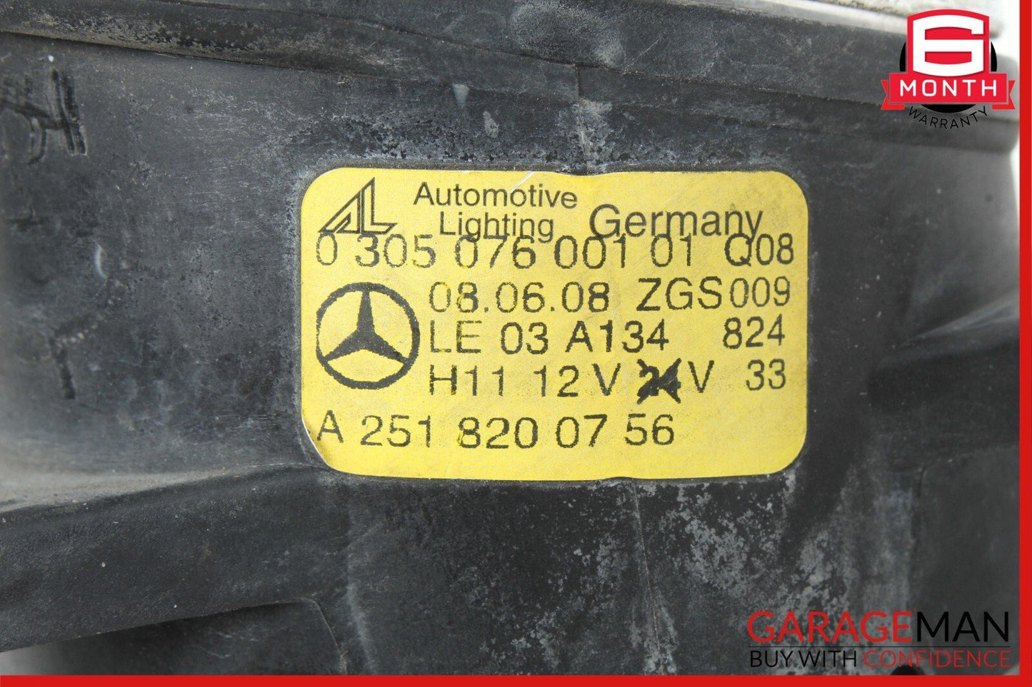 06-12 Mercedes W204 C300 GL450 CL550 Front Left Side Bumper Fog Light Lamp OEM