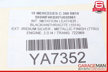15-20 Mercedes W205 C300 C350e Rear Fuse Box Relay SAM Module Assy OEM