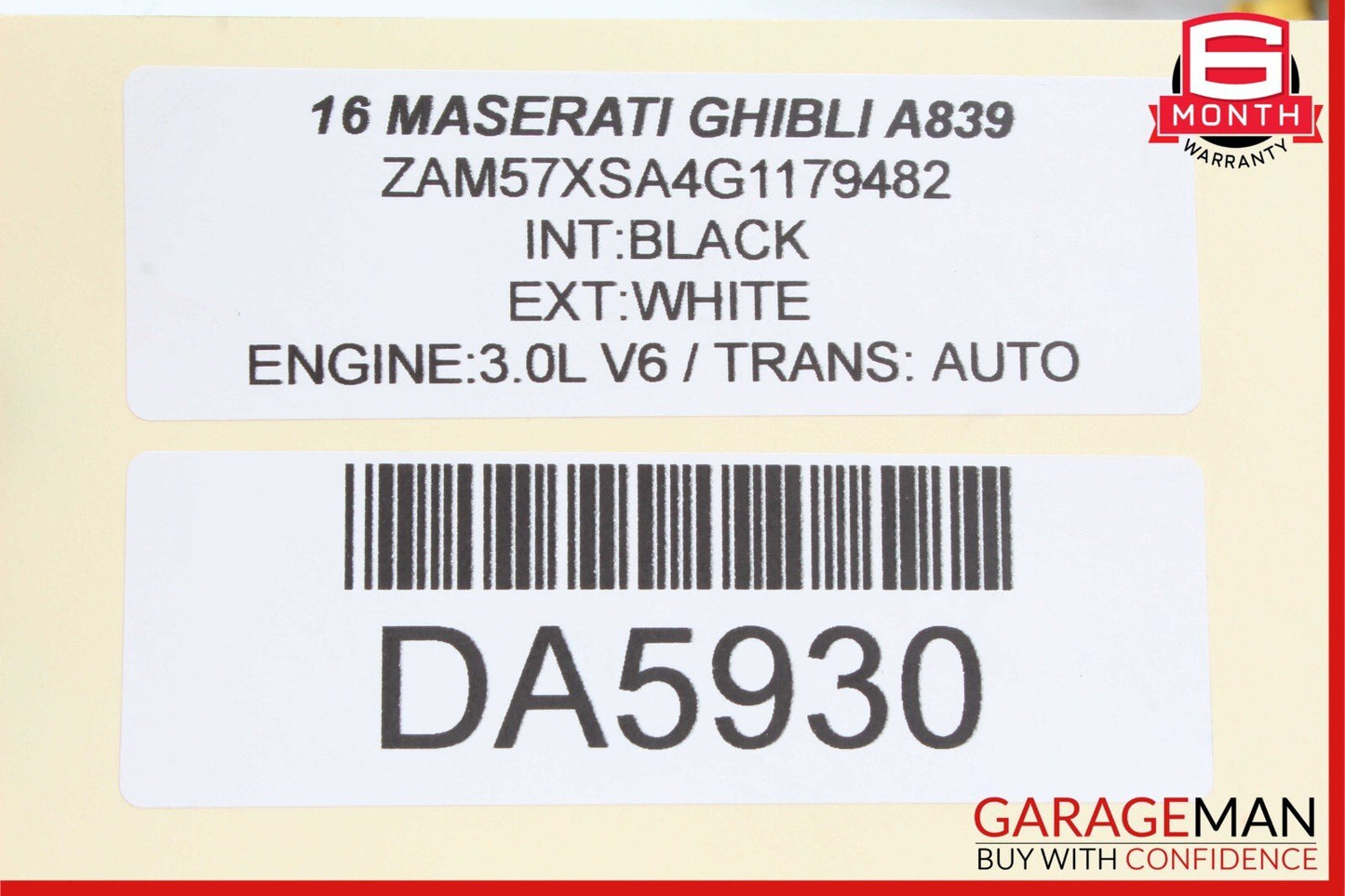 14-17 Maserati Ghibli Front Left Driver Door Lock Latch Actuator Assembly
