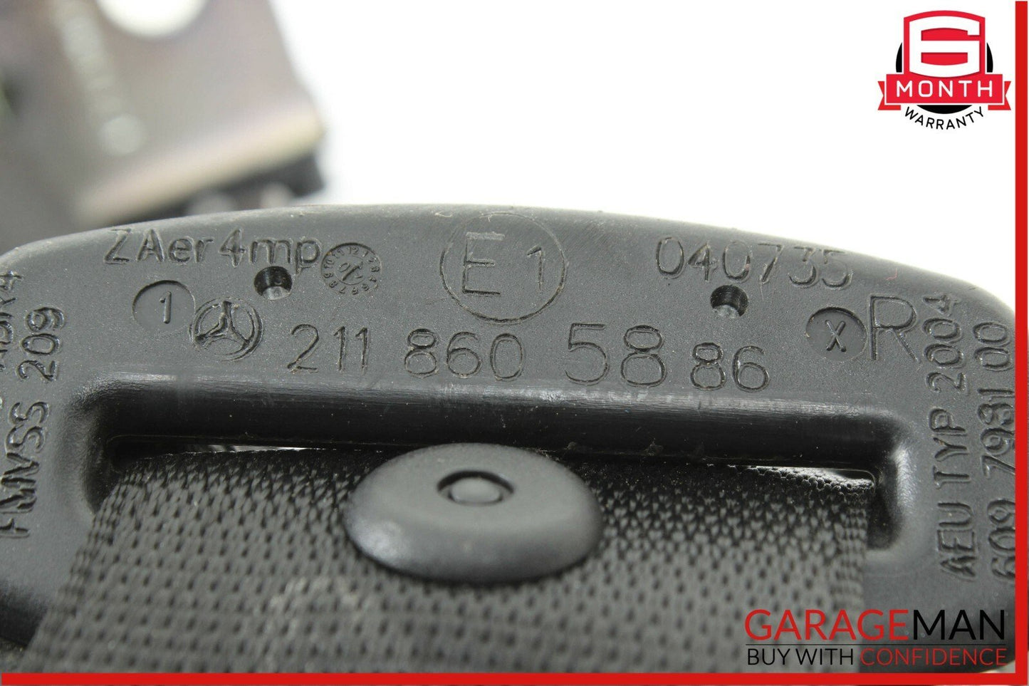 07-09 Mercedes CLS550 E63 AMG Front Right Seatbelt Seat Belt Retractor Black
