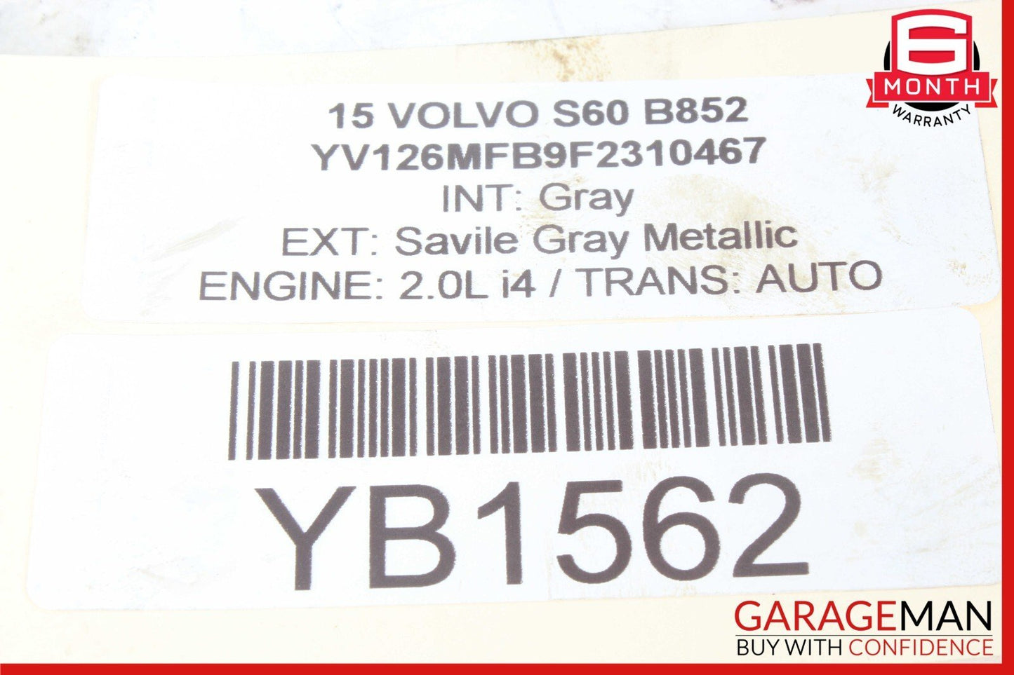 11-18 Volvo S60 Front Left Driver Side Spindle Knuckle Wheel Hub Assembly OEM
