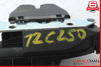 08-17 Mercedes C250 E350 Trunk Lid Latch Lock Actuator w/ Cylinder Lock Latch