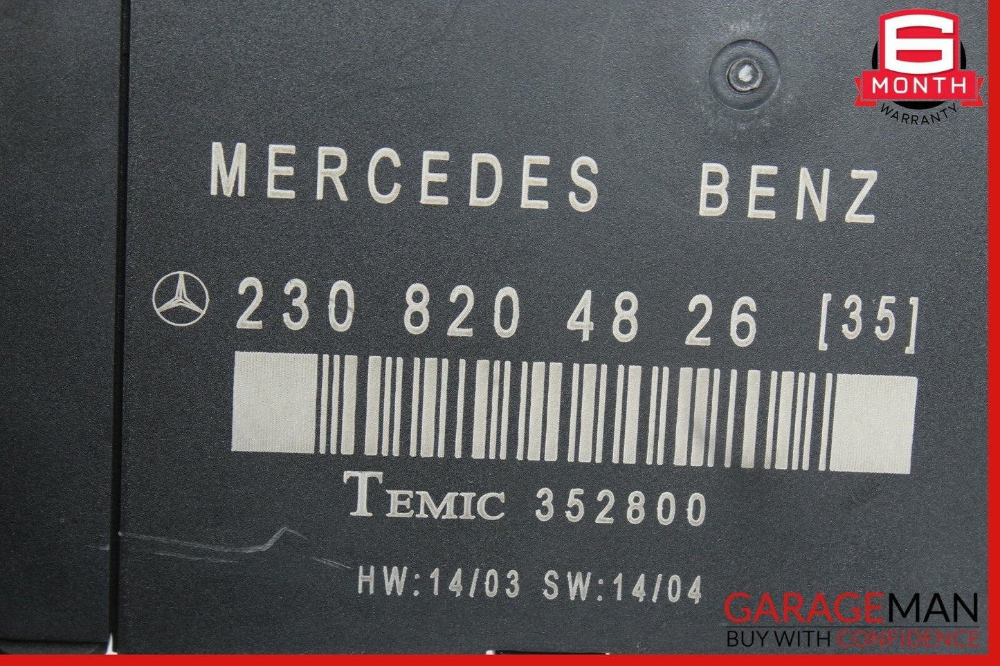 03-08 Mercedes R230 SL600 SL550 Right Side Door Control Module 2308204826 OEM