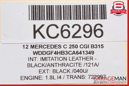 08-14 Mercedes W204 C250 C300 Rear Right Side Door Control Module Unit OEM