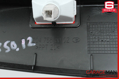 08-14 Mercedes W204 C300 C250 Trunk Lid Tailgate Handle Trim Panel Cover