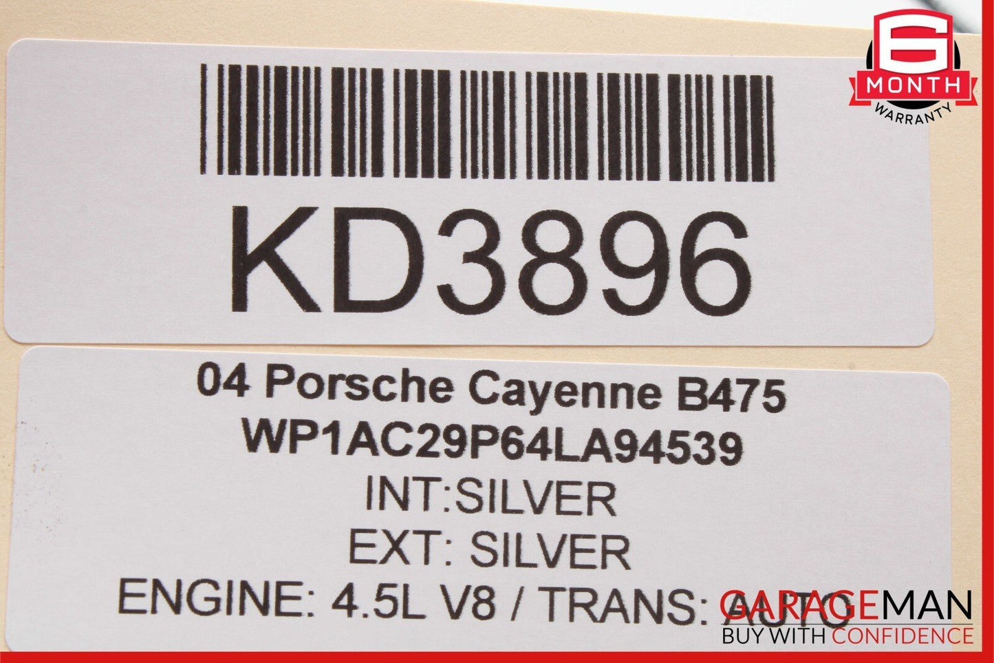 03-10 Porsche Cayenne 955 957 Rear Left Driver Side Door Lock Latch Actuator OEM