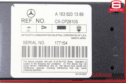 98-00 Mercedes W163 ML320 ML55 AMG CD Changer 6 Disk Player 1638201389 OEM