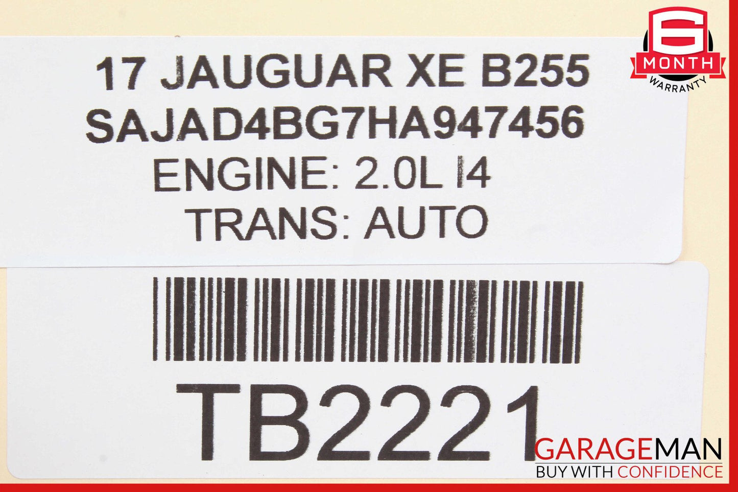 17-19 Jaguar XE Rear Left Driver Side Door Module Control OEM
