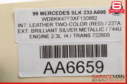 97-04 Mercedes R170 SLK230 SLK320 Rear Suspension Lower Thrust Control Arm