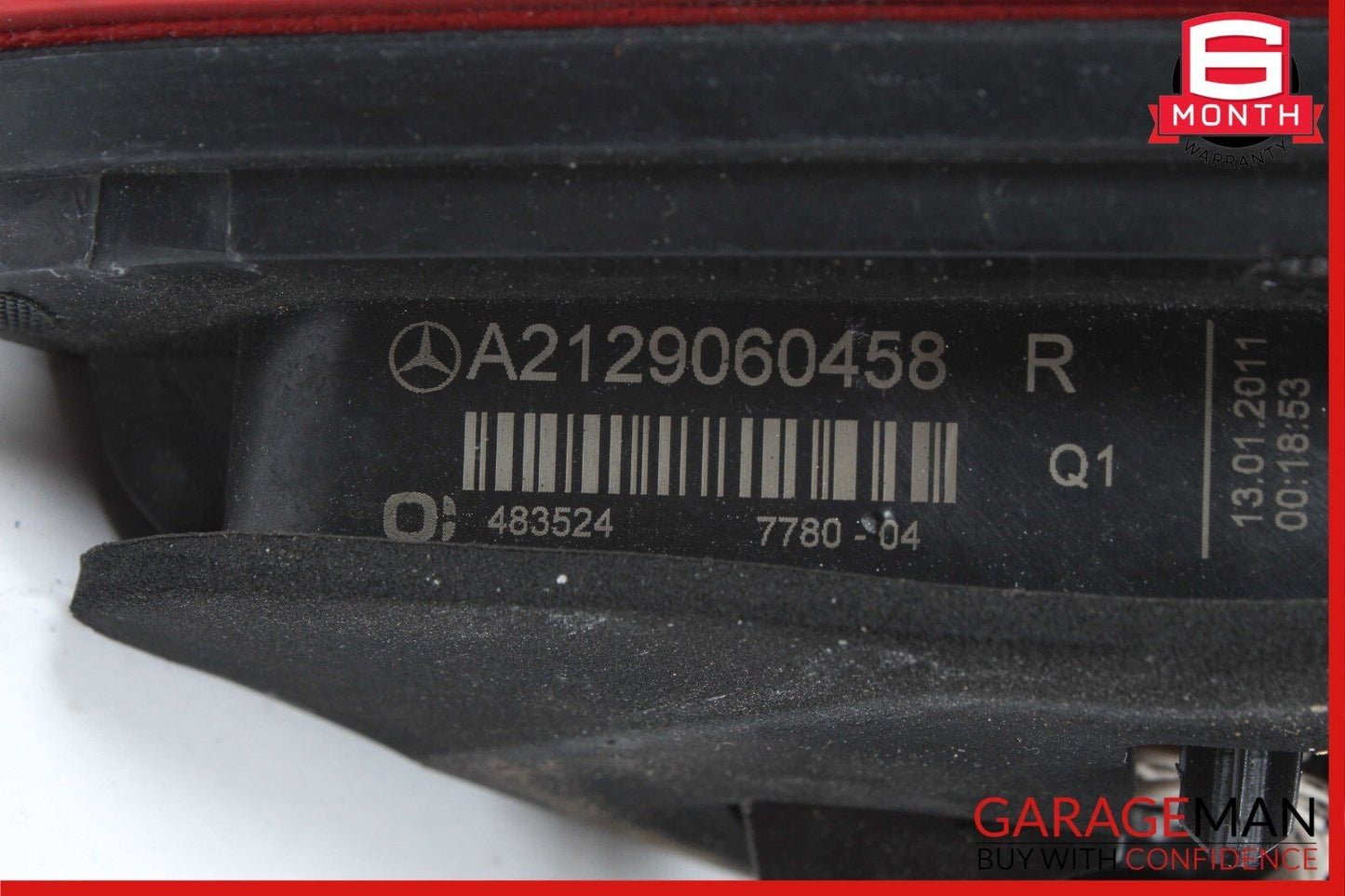 10-13 Mercedes W212 E400 E250 E550 Inner Tail Light Lamp Rear Right Side OEM